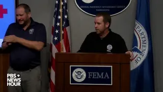 WATCH: FEMA officials provide updates on Hurricane Florence