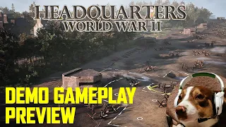 NEW WW2 Turn Based Strategy! Headquarters WW2 Demo Preview! #WW2Strategy