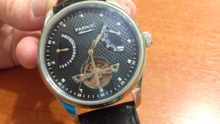 Часы Parnis 43mm seagull st2505 watch