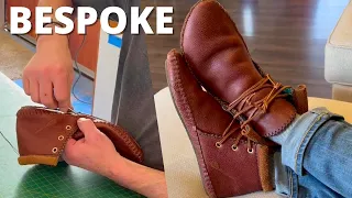 Making Custom (Bespoke) Leather Moccasins