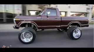 1979 CLASSIC F100 LIFTED 9 INCHES WITH 22X16 AMERICAN FORCE WHEELS!
