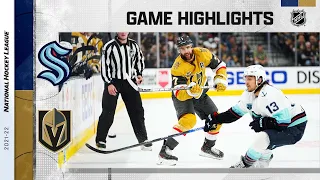 Kraken @ Golden Knights 11/9/21 | NHL Highlights