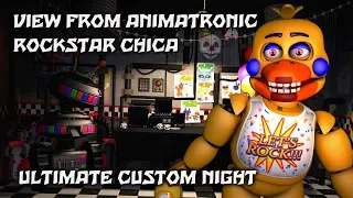 Rockstar Chica Ultimate Custom night fail!! - FNAF/SFM View from animatronic (FNAF6/FFPS)