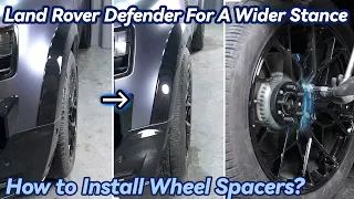 How to Install Wheel Spacers on Your Land Rover Defender for a Wider Stance? - BONOSS Car Parts