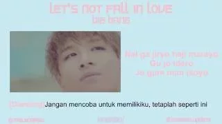 Easy Lyric BIGBANG - LET'S NOT FALL IN LOVE by GOMAWO [Indo Sub]