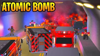 MILITARY CONVOY TRANSPORTS BOMB & IT EXPLODES! *RUSSIAN MAFIA* ER:LC Roblox Realistic Roleplay