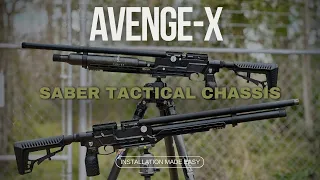 Installation Guide for the Saber Tactical Chassis for the Avenge-X PCP Pellet Rifle by AirVenturi