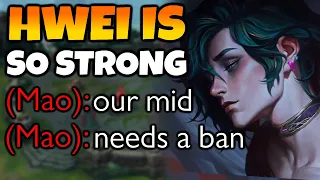 It is SO EASY to CARRY on HWEI MID now! Maybe the buffs were too much?