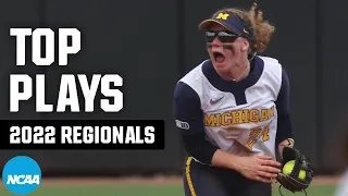 Top defensive plays from 2022 NCAA softball regionals