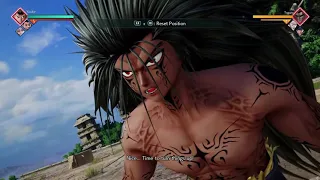 Jump Force Yusuke- Testing moves & Demon Form in practice mode