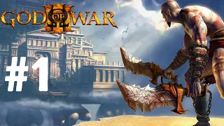 GOD OF WAR 1 Playthrough Part1 ||4K 60FPS|| PS5 - No Commentary (2024)