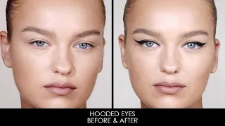 NATASHA DENONA BEAUTY TUTORIAL | How To Create The Perfect Liner On Hooded Eyes