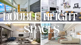 DOUBLE HEIGHT SPACES - Playing around with lobby, lounge, bedroom & drawing | Home Insights