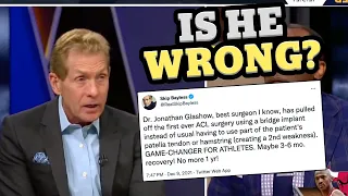 Skip Bayless Wrong About 'GAME CHANGING' ACL Surgery? Doctor Explains