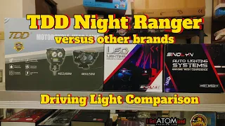 TDD Night Ranger, bibili ka pa ba after mo mapanood ang video na ito? Driving light comparison