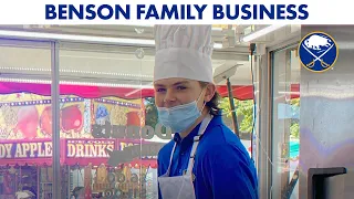 "I Was In The Mini Donut Stand Usually" | Sabres' Zach Benson's Family Carnival Business