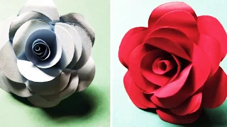 DIY origami rose flowers | how to make paper flowers