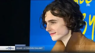 Timothée Chalamet on French TV after Paris CMBYN premiere (with English subtitles)