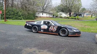 Race car idling and revving in neighborhood, super loud!