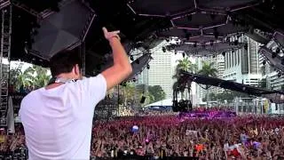 Sander van Doorn from the stage at Ultra Music Festival 2012