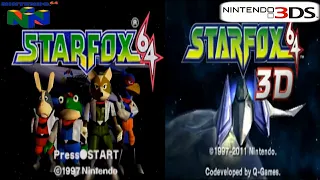 Star Fox 64 Comparison - Nintendo 3DS Vs. Nintendo 64