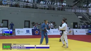 44 kg Огаркова Ю Волобуева А 23 11 2017 Т3 Первенство России до 21 года, ИРКУТСК