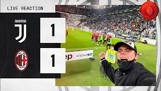 🦁 LEONI!!! - JUVENTUS 1-1 MILAN | REACTION ALLIANZ STADIUM TIFOSO ROSSONERO