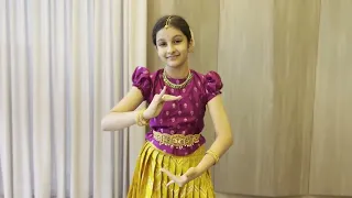Sitara's First Kuchipudi Dance Recital | Sri Rama Navami | Sitara Ghattamaneni | Aadya & Sitara