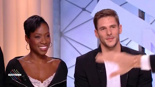 Gabriella Papadakis, Guillaume Cizeron, Vanessa James and Morgan Ciprès on Quotidien 2018-03-27