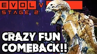 THE CRAZY COMEBACK!! EPIC STAGE TWO GORGON MATCH!! Evolve Gameplay Walkthrough (PC 1080p 60fps)