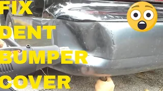 Fixing A Dent In A Plastic Bumper Cover