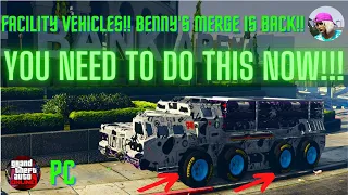 *PATCHED*  How To Get F1 Wheels on Facility Vehicles Benny's Merge Glitch! Working PC. Patch 1.60