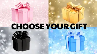 CHOOSE YOUR GIFT 🎁 🎀 ✨ | 4 GIFT BOX CHALLENGE 😂 | 🦄 Pink Blue Gold Black | Quiz Cat