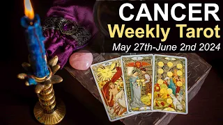 Cancer Weekly Tarot Reading "Miracles Out Of Mistakes Cancer" May 27th to June 2nd 2024 #weeklytarot