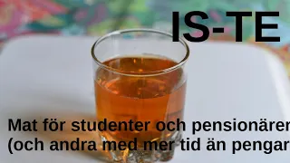 HP 2,0 Is-te. Mat för studenter och pensionärer och andra med mer tid än pengar. Iste av Jon