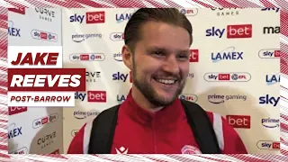 Jake Reeves' reaction | Stevenage 5-0 Barrow AFC