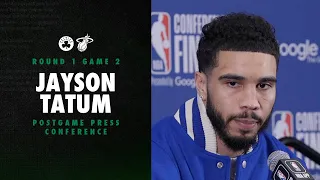 Jayson Tatum Full Postgame Media Availability | NBA Eastern Conference Finals Game 2 vs. Miami Heat