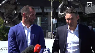 Cameron Smith announces retirement at Smith & Slater statue unveiling | Press Conference