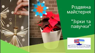 🌲🌟 Різдвяна майстерня "Зірки та павучки" 🌲🌟 2022🌲🌟