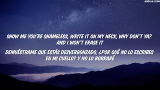 Camila Cabello Shameless Lyrics (Sub al Español)