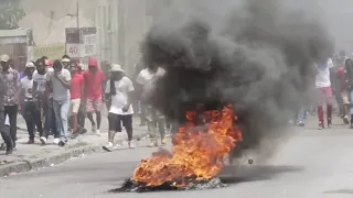 Thousands of Haitians protest in streets, demanding removal of president