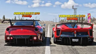 FH5 DRAG RACE - Ferrari Fxx-K Evo Vs Ferrari 599xx Evolution