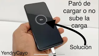 Celular no reconoce el cargador / No Carga / no sube la carga / se desconecta el cargador