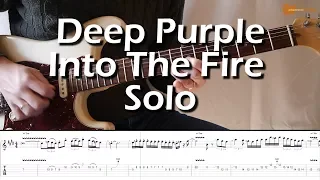 Deep Purple Into The Fire Solo With Downloadable Tab And Backing Track