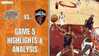 Knicks Advance to 2nd Round With 4-1 Series Win Over Cleveland Cavaliers | New York Knicks