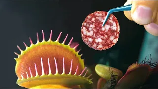 WHAT HAPPENS IF YOU FEED PREDATORY PLANT WITH SAUSAGE