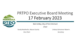 PRTPO Executive Board Meeting - 17 February 2023