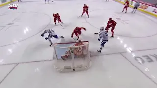 Auston Matthews 25th of the Season vs Calgary Flames w/Joe Bowen Commentary (2/4/2021)