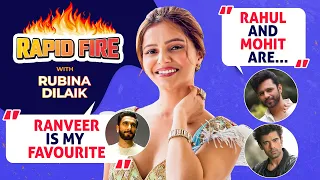 Rubina Dilaik's RAPID FIRE on Abhinav, Rahul Vaidya, Mohit Malik, Madhuri, Ranveer-Deepika | JDJ 10