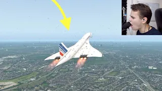 Realistic CONCORDE Birdstrike  - NEW CONCORDE UPDATE